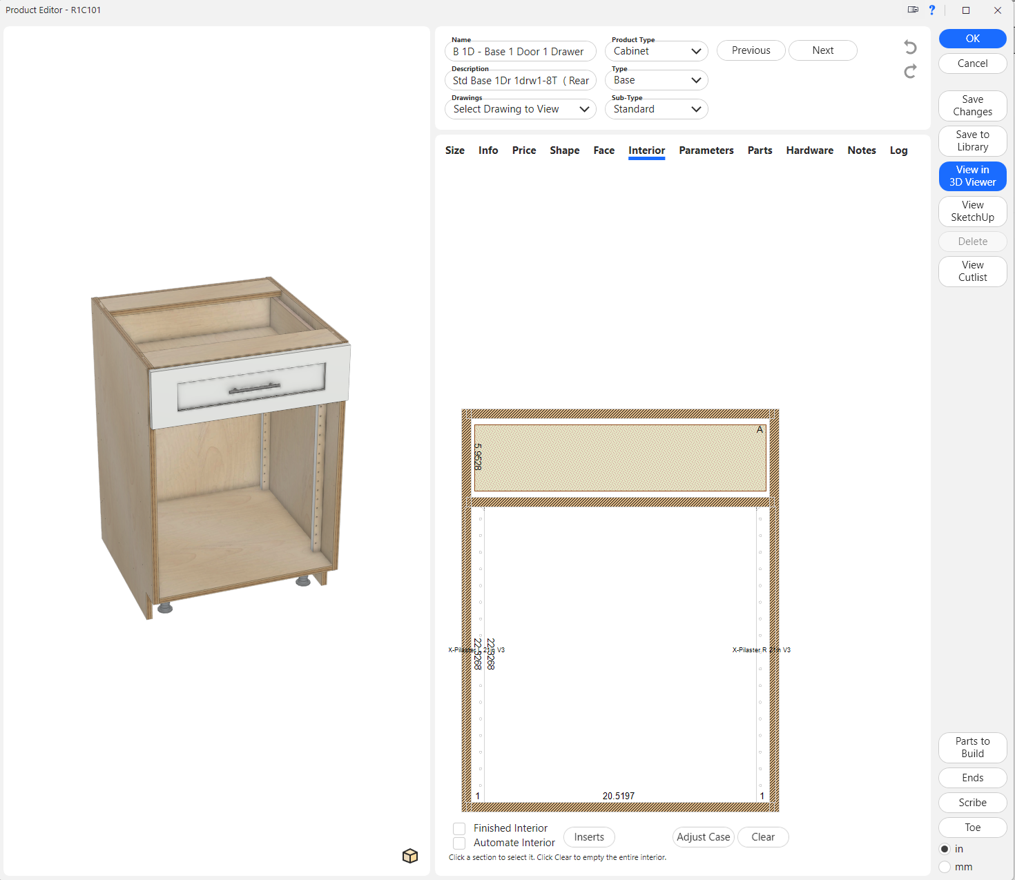 Mozaik X-Pilaster Insert - Image 5